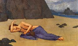 Alexandre Seon Orpheus' Lamentation Spain oil painting art